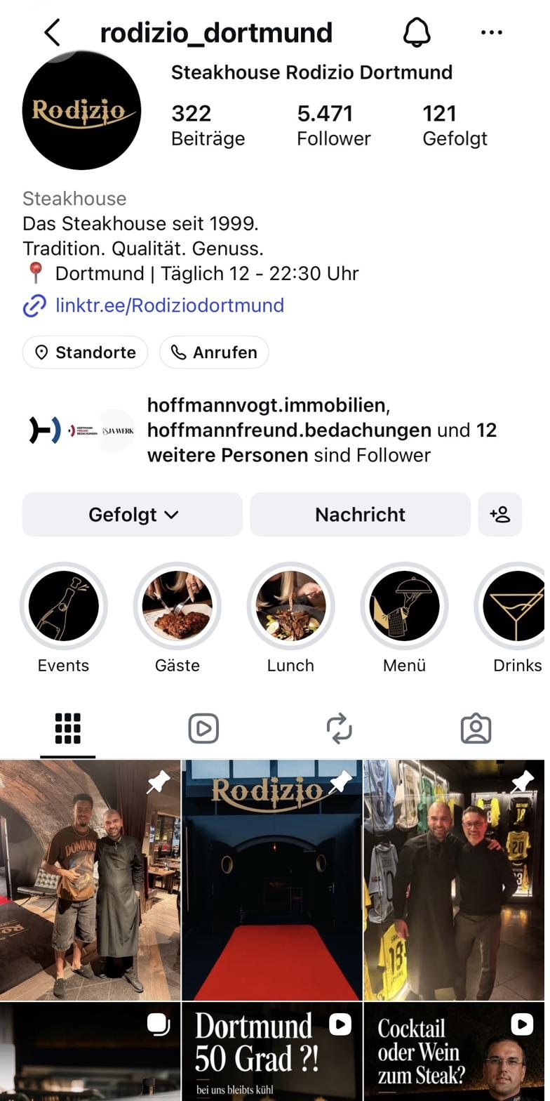 Rodizio Instagram-Profil